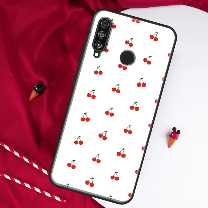 Милый коллаж с вишней для Huawei Nova 8i 7i 11i 12i 12s 9 10 SE Y90 Y60 Y70 Y72 Y61 Y91 P30 P40 Lite P60 Pro Чехол