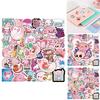 50pcs Axolotl Stickers Waterproof Reusable Adhesive For Laptop/phone/suitcase