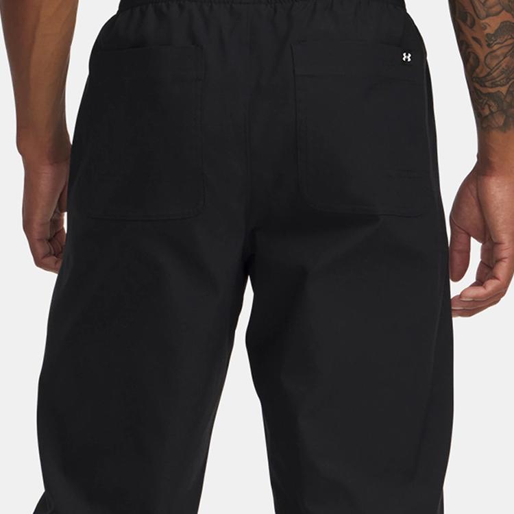 Under Armour Icon SS25 Удобные тканые брюки для бега свободного кроя Мужские брюки Черный 6000663-001