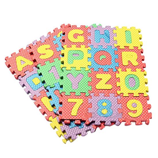 36 шт./компл. для детей новинка алфавит номер EVA головоломка пенопласт обучающие коврики игрушка