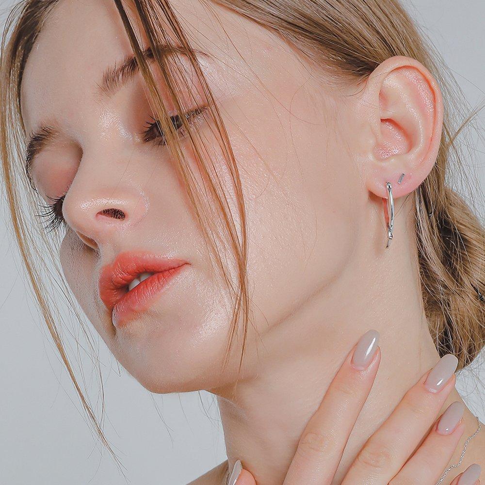 J.Lauren Простой стик серебряный пирсинг P0395