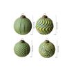 Plastic Christmas Ball Ornaments Set of 12 8CM Diameter Vintage Style Hanging Decorations for Festive Holiday Decor
