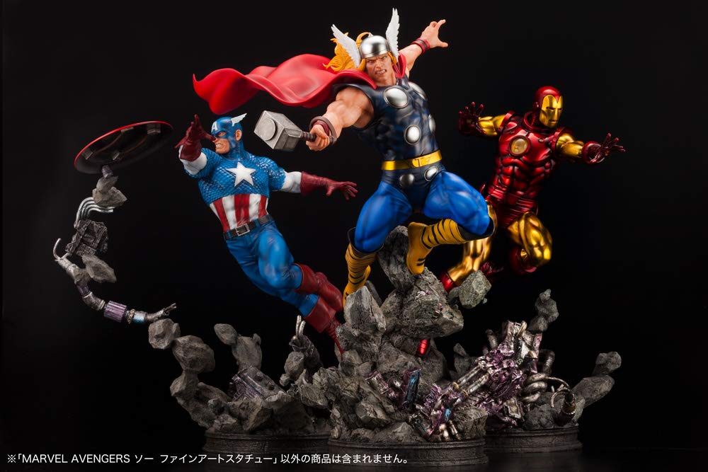 Kotobukiya Статуя изящного искусства MARVEL UNIVERSE MARVEL AVENGERS Тор Масштаб Холодное литье Готовая фигурка MK349 1/6