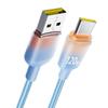 120W Super Flash Charge Type-C Data Cable, 6A Compatible with Apple 15/16, Huawei Honor for Car Charging