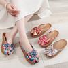 Summer Grass Mat Slippers Home Rattan Butterfly Knot Slippers Indoor Home Summer Women Linen Slippers
