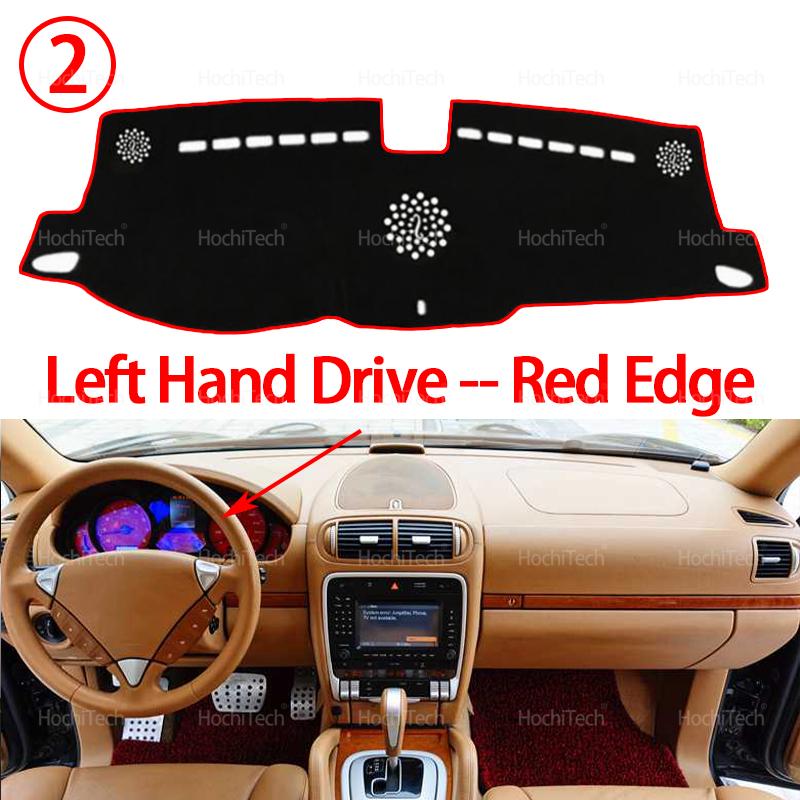 Car Dashboard Cover Avoid Light Pad trument Platform Cover Mat Carpet For Porsche Cayenne E1 9PA First Generation 2003-2010