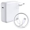 Сетевое зарядное устройство 96 Вт - Phonillico - USB-C для MacBook PRO/AIR - Кабель USB-C 2 м - Совместимо 2016-2023