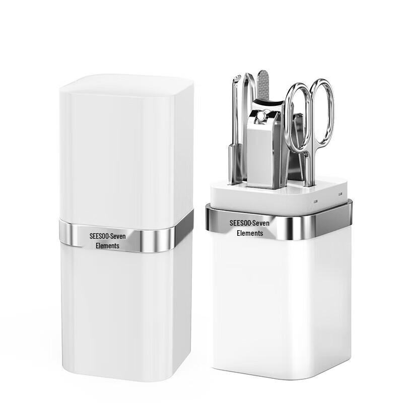 Qisu 6-Piece Dazzling Vertical Nail Clipper Set