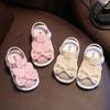 Girls' Sandals for Summer, Children's Baby, Soft Soled, Anti Slip, Outer Wearing, Toe Shoes, Baby Buckle, Walking Shoes