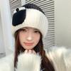 Korean New Autumn and Winter Hat for Women Japanese Design In Winter Warm Knitted Wool Hat Fashionable Versatile Pullover Hat