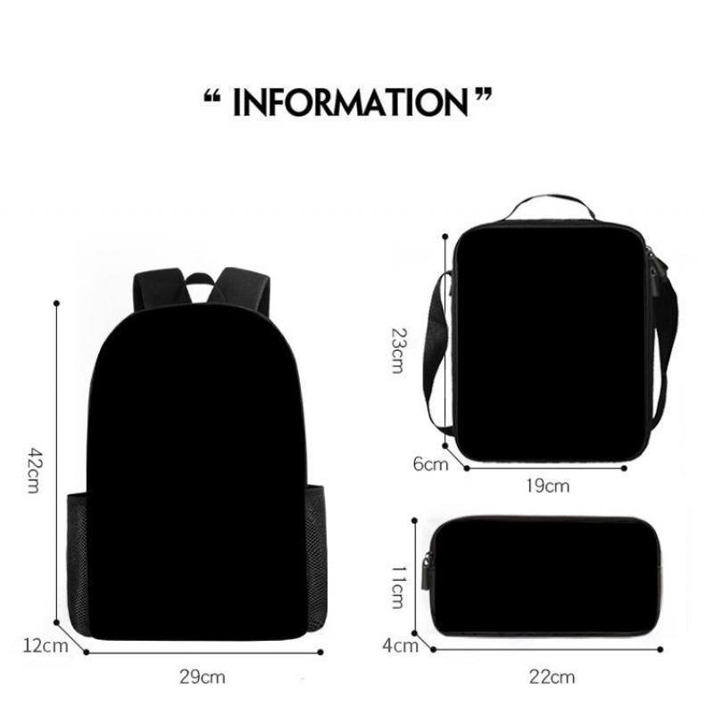 Rucsac Școlar Joc Fortnite Geantă de Prânz Etui pentru Creioane 3 Buc.
