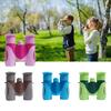 8x Magnification Kids Binoculars Foldable Design Adjustable Focus Outdoor Toy Plastic Texture for Bird Watching Hiking