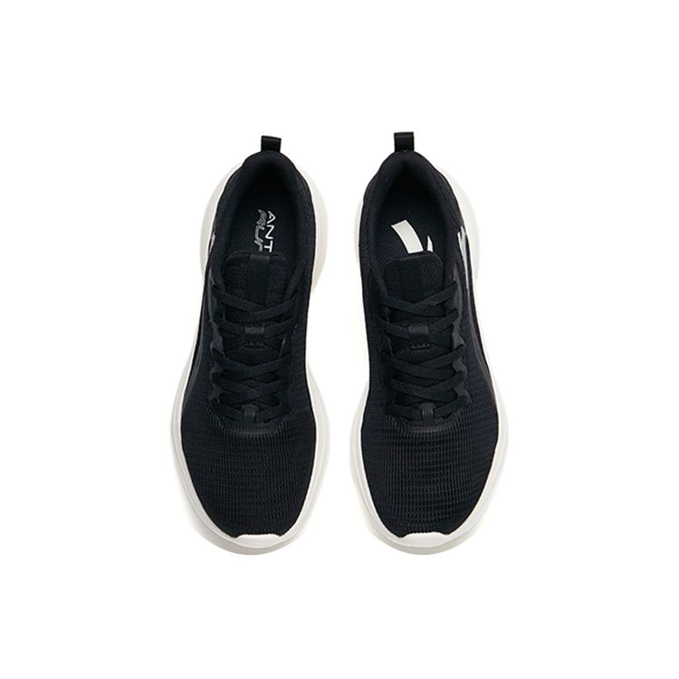 Anta Versatile Shock-Absorbing Lightweight Durable Non-Slip Low-Top Running Shoes Women Sneaker Black 122225570-1
