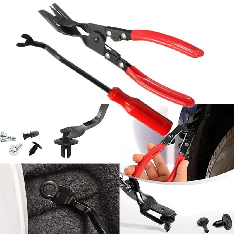 2Pcs/set Car Headlight Repair Installation Tool Trim Clip Removal Pliers Car Accessories