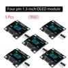 1-5PCS 1.3" IIC Digital OLED Display Module Serial 128x64 SSH1106 White Blue LCD LED Screen Board I2C Communicate for Arduino