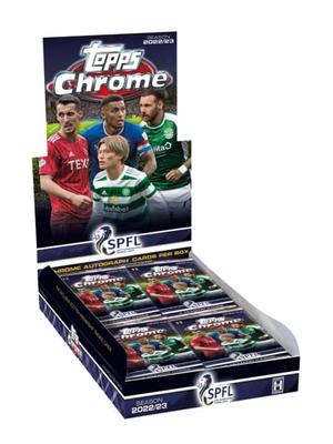 2022-2023 SPFL Topps Chrome 2022-2023 Topps Шотландская Премьер-лига Topps Chrome Футбольная карточка