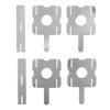 30 Pcs 18650 Lithium Battery Nickel Sheet Polygonal Battery Nickel Sheet For Spot Welding Machine Batteries Connection Sheets