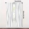Современные шторы с принтом в полоску, украшение окна, украшение дома, украшение комнаты
