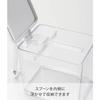 Yamazaki Seasoning Storage Container, Aqua, Large, White, 2889