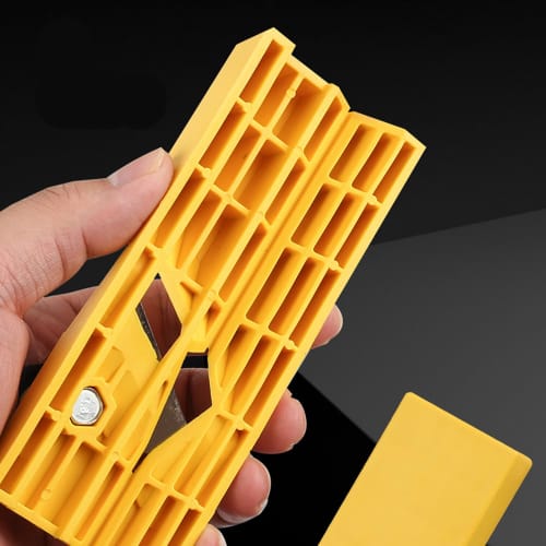 ADOFUN Mini Chamfering Planer (1 Unit + 10 Replacement Blades) 45 Chamfering Planer, Board Planer, Woodworking Plane, Sharp, 2 Slots, 45 Chamfering