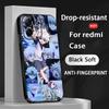 Киллуа Золдик Охотники X H узор Чехол для телефона Для Redmi Note 14 13 12 11 Pro Plus S 5G 14C A3 Мягкий черный чехол для телефона