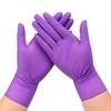 20/50PCS Disposable Nitrile Gloves Purple Powder-Free Rubber Hand Work Gloves for Mechanic Kitchen Beauty Household Cleaning