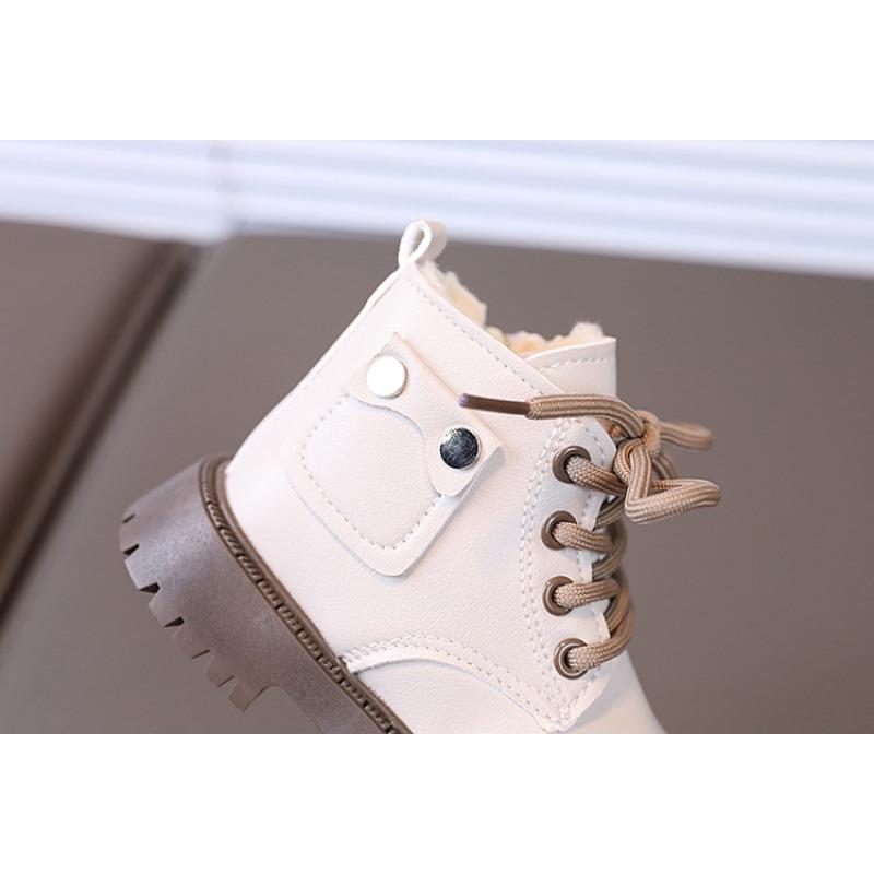 Новые детские хлопковые ботинки для мальчиков и младенцев Большие хлопковые ботинки для девочек Теплые короткие ботинки