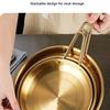 with Handle Stainless Steel Plates Round Serving Plate Tableware Barbecue Dish  Outdoor Dining