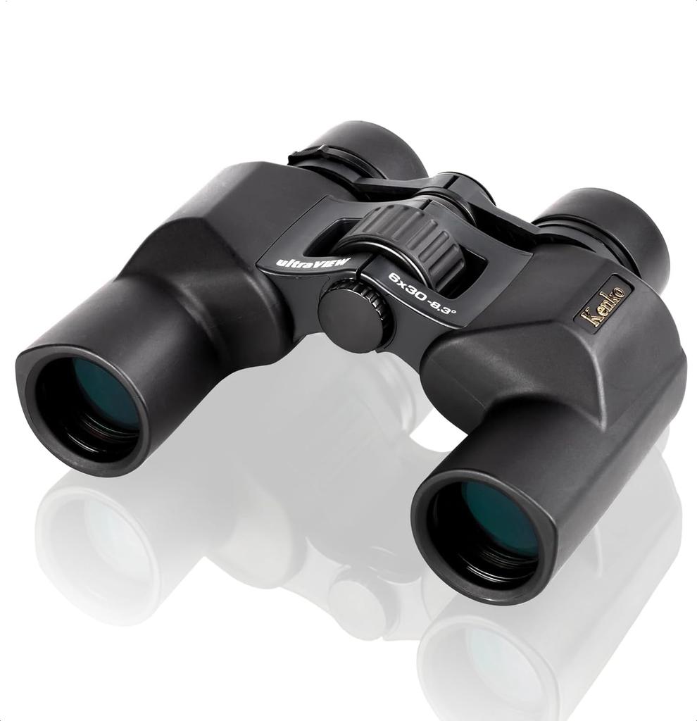 Kenko ultraVIEW 6x30WP Porro 6x 30mm Objective 020395 Binoculars, Prism, Magnification, Lens, Waterproof,