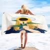 African Girl Series Seaside Vacation Beach Towel Swimming Bath Towel Sports Towel