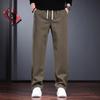 Мужские свободные прямые повседневные брюки Jielinuo на шнурке