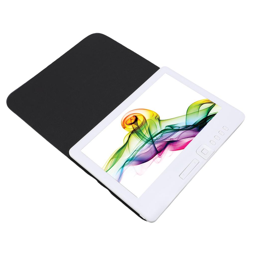 E Reader 7 Inch Portable TFT LCD 16:9 Screen E Book Reader with Screen Protector Protective Case Earphones