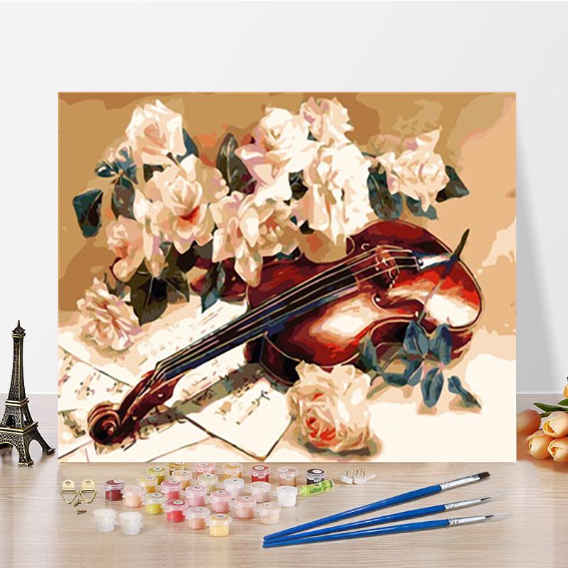 DIY живопись по номерам искусство по номерам живопись ремесла украшения дома хобби цифровая живопись маслом