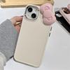Розовый Бант Чехол Для Мобильного Телефона Для Iphone17Promax Матовый Apple 15 Простой Женский Защитный Чехол