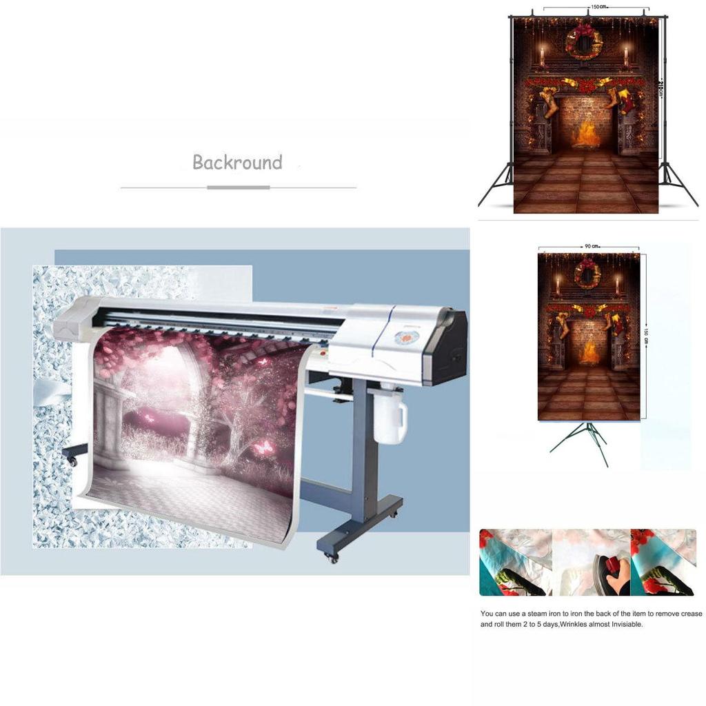 Фотофон на рождественскую тематику для детской студийной портретной съемки, креативный фотореквизит