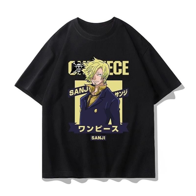 Unisexs Graphic Print One Piece T Shirt Anime Unisex Cotton Short Sleeve Streetwear Summer Casual Exercise New Y2k