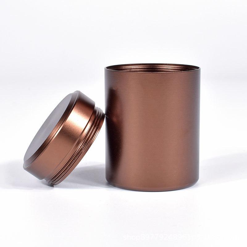 Mini Metal Box Stainless Steel Tea Can Small Travel Portable Container Jar Sugar Coffee Caddy Organizer