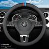 Оригинальная кожаная оплетка руля Volkswagen для Lavida, Jetta, Tiguan, Passat, Bora, Sagitar, Magotan, Teramont, Lingdu