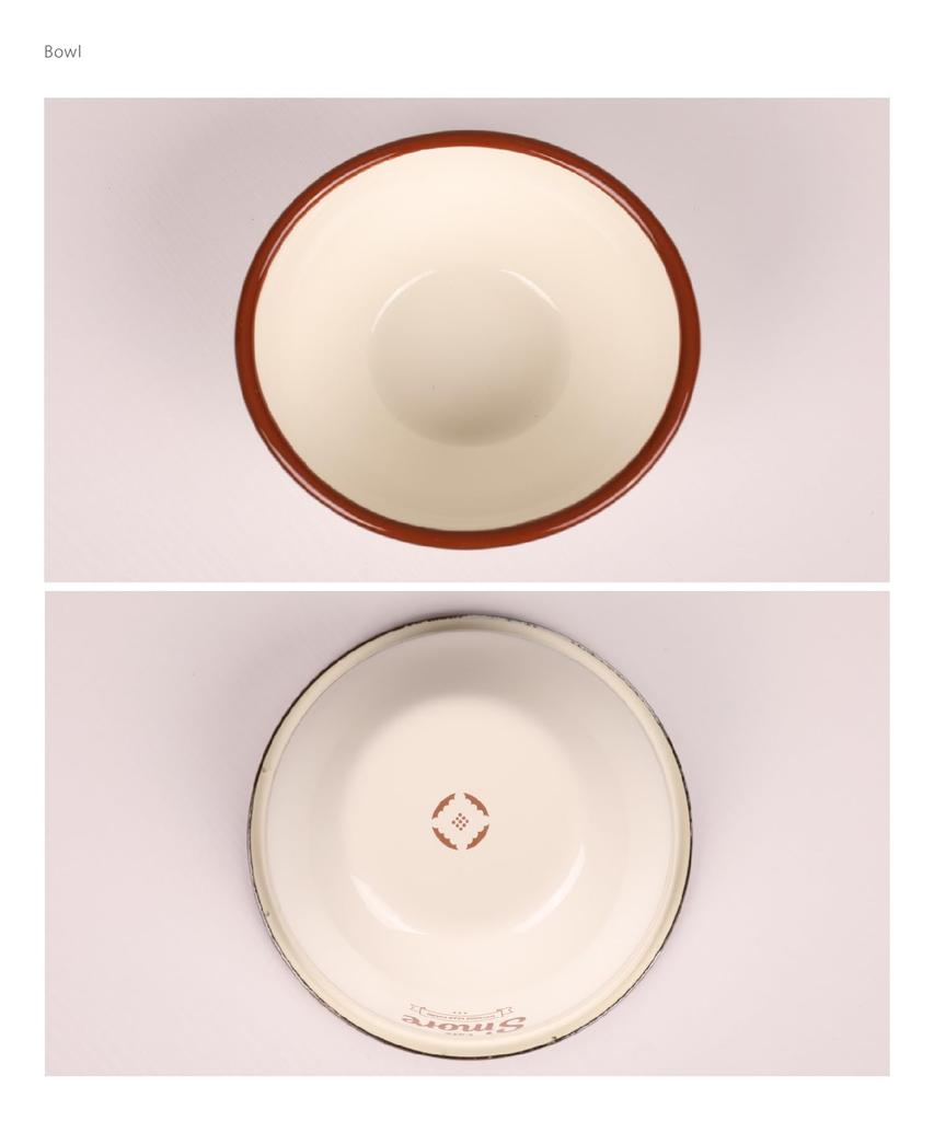 S'more café enamel tableware (bowl)