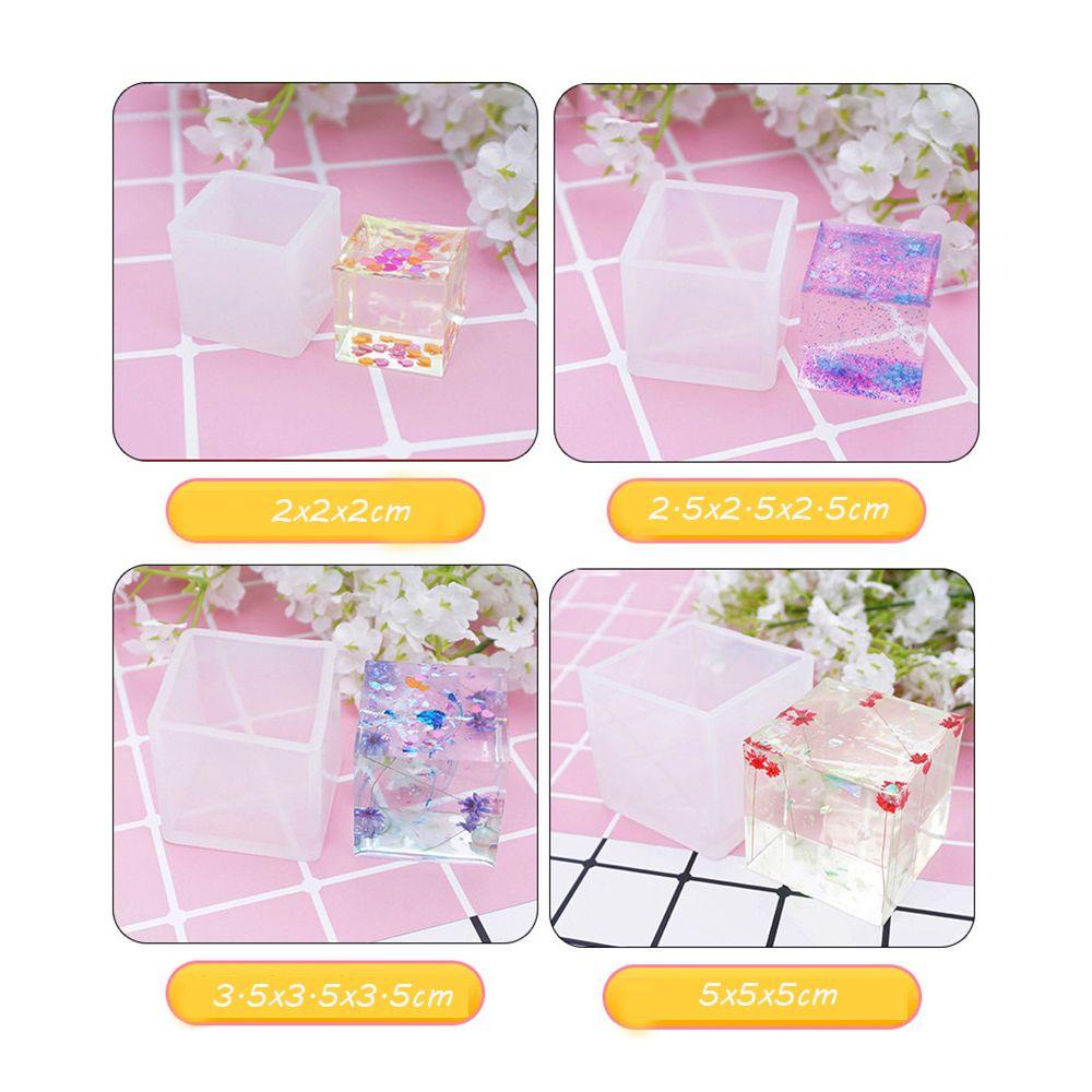 Квадратная подвеска Кристалл смола форма силиконовая форма кубические формы инструменты для изготовления ювелирных изделий
