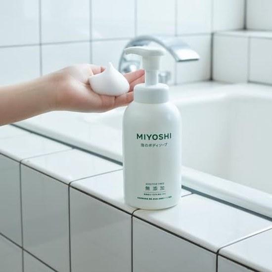 MIYOSHI Пена для мытья тела без добавок, большая упаковка для пополнения 4,0 л