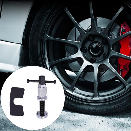 Disc Brake Piston Rewind Tool Kit Carbon Steel Brake Cylinder Adjustment Set for Pad Replacement with Reaction Plate Auto Repair Accessories