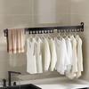 Настенная вешалка для одежды, экономящая место, нержавеющая, выдвижная, для улицы