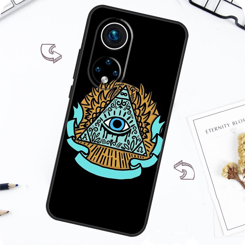 Чехол-футляр с символом Глаза Пирамиды для Honor Magic 7 Lite 5 6 Pro Honor 200 50 70 90 Lite X8b X9a X8a X8 X9 X9c X9b