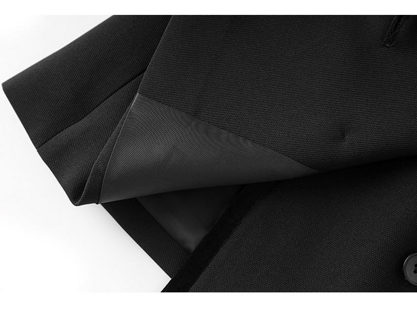 Элегантный женский пиджак-жакет ранней осени с бархатной отделкой, двубортный, с тяжелыми шипами, стразами и вышивкой в виде стрекозы