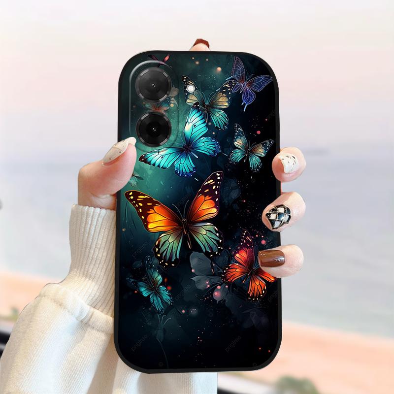 Для Xiaomi Poco C71 Чехол 25028PC03I 25028PC03G Силиконовый Мягкий ТПУ Чехол для Телефона Для Redmi A5 4G Модный Роскошный Защитный Чехол
