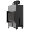 KRATKI FLOKI S 8 kW ECO Fireplace Insert Black Set for Installation and Fitting