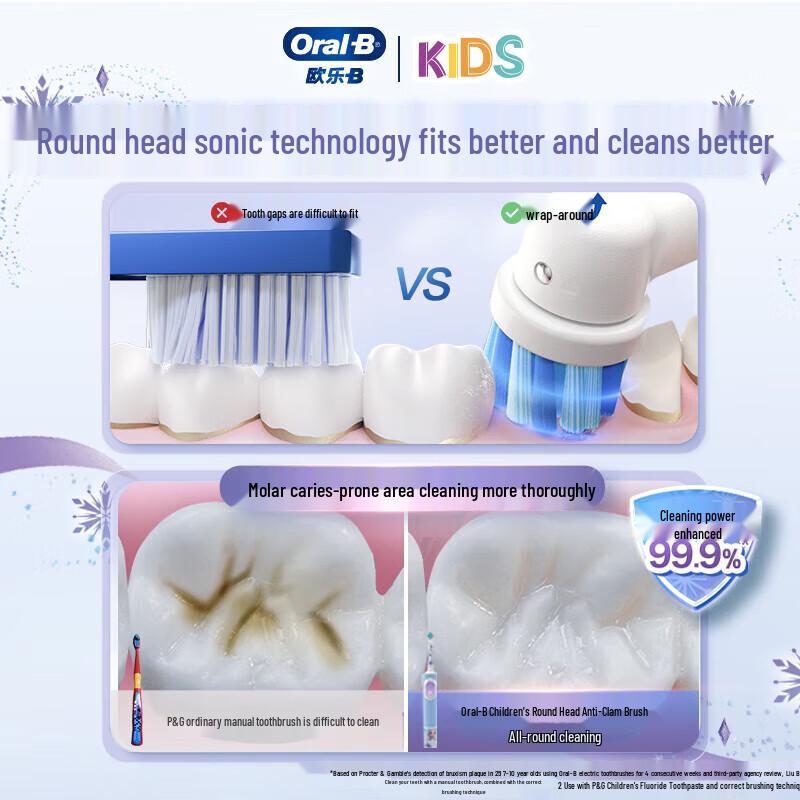 Oral-B Kids Electric Toothbrush for 3-7 Year Olds