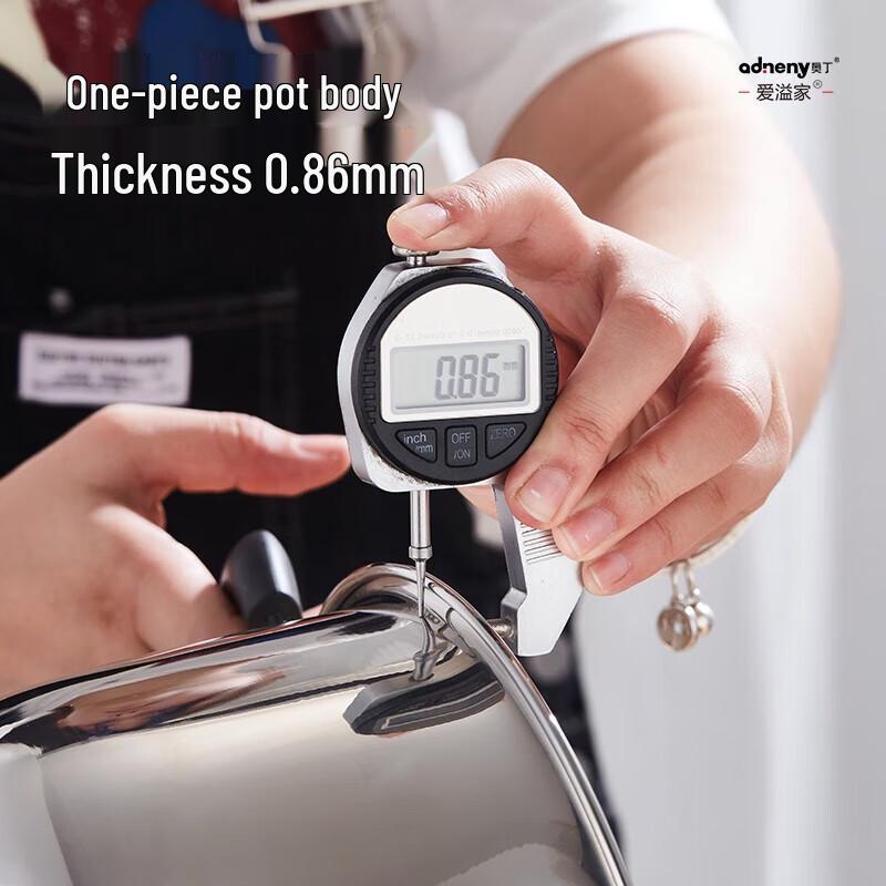 HOMEHE 24CM Stainless Steel Steamer Pot