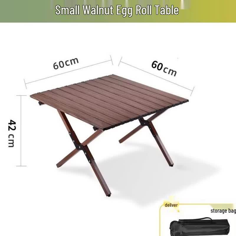 OIMG Outdoor Portable Camping Roll-Up Table